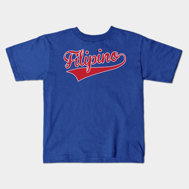 Filipino Script Kids T-Shirt by BANWA